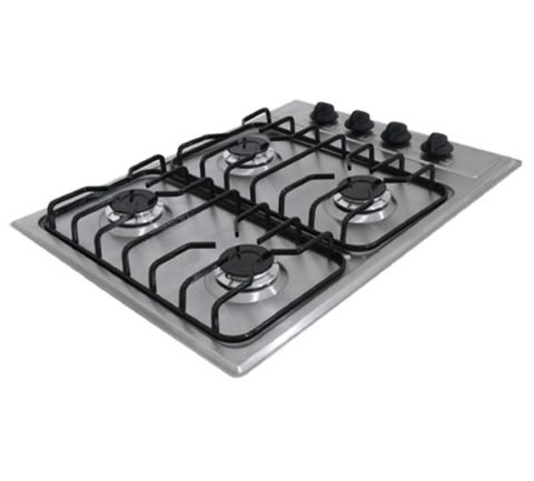 4 Burner Gas Stove with 4 Cooktops Grill Wire Grill 67.5x54.5 cm Image