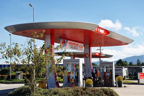 Architectural Facade for services stations - Fiber glass Image