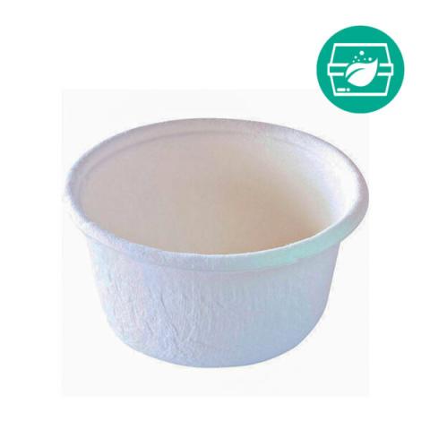 Sauce boats in sugar cane bagasse Image