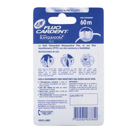 DENTAL FLOSS FLUOCARDENT BLANQUEADORA PLUS Image