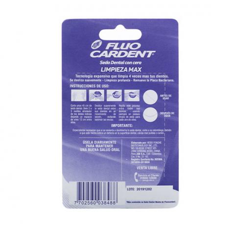 DENTAL FLOSS FLUOCARDENT LIMPIEZA MAX Image