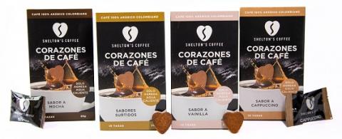 Flavoured Coffee Hearts - Cappuccino Flavour Image
