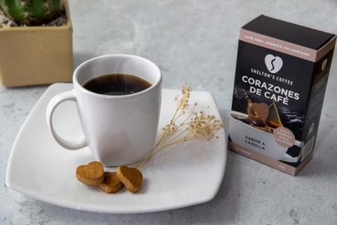 Flavoured Coffee Hearts - Vanilla Flavours Image