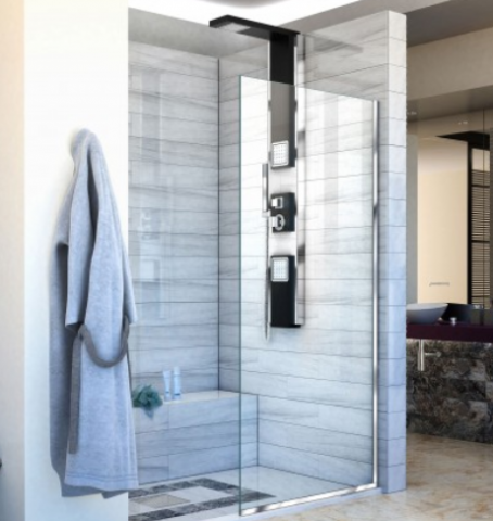 Frameless glass shower doors Image