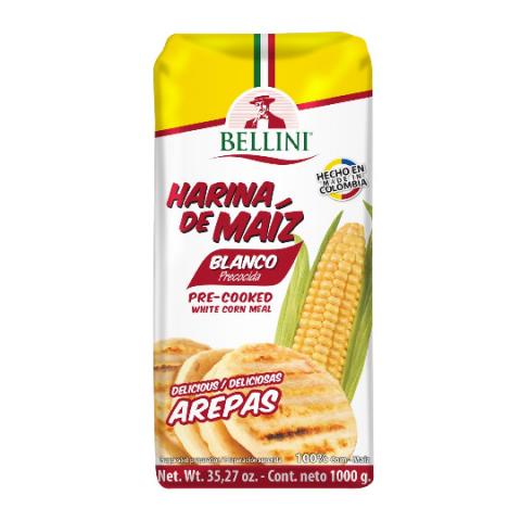 Pre cooked white cornmeal