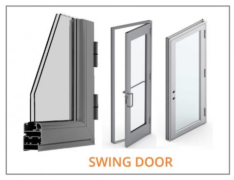 Aluminum Swing Door Image