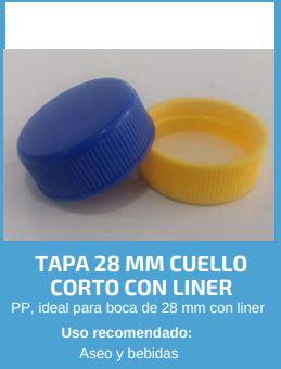 28MM SHORT NECK CAP WITH LINNER Image