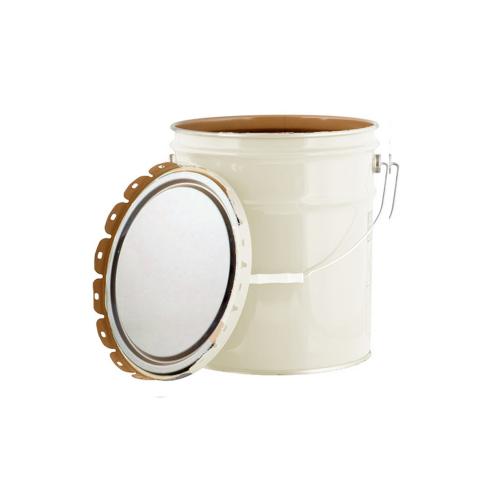 5 GALLON STEEL PAIL, Lug Lid w Image