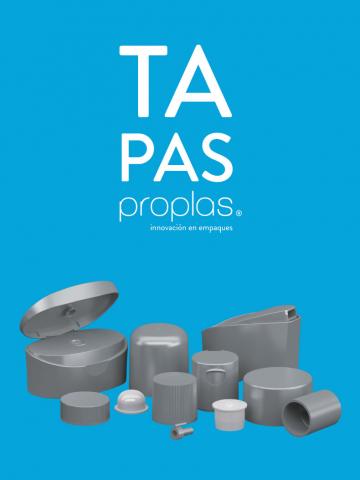 plastic packaging and caps Image