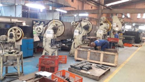 Punching and hydraulic presses. Image