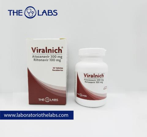 Viralnich atazanavir 300 ritonavir 100mg * 30 tablets Image