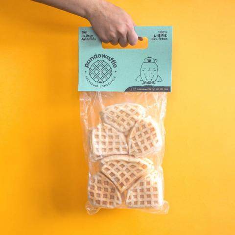 Precooked waffle of pandeyuca dough Image