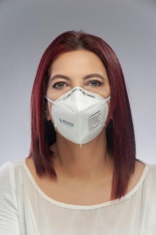 Disposable face mask for clinical use. Image
