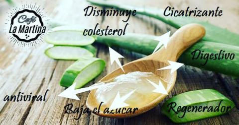 green coffee grind from aloe vera Image