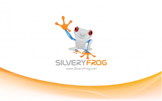 silvery frog logo
