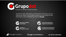 GPlataforma en la nube de Google, análisis de datos, diseño de sitios web e ecommerce, dashboards,  inteligencia artificial y ma