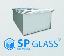 Sp Glass - Placa de yeso para exteriores - 1/2\" x 1,22 x 2,44 m