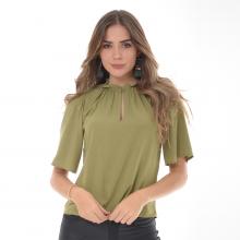 Women’s Olive Green blouse- 1331 Image