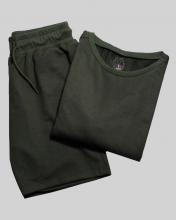 GREEN SHORT AND BUSO SET FOR WOMEN Image