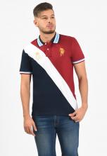 Wine red Napolis polo shirt for men Image
