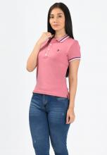 Dark pink Dallas polo shirt for women Image