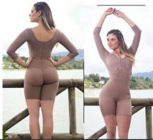 ZILA 4148922 – Mid-thigh girdle with bra and sleeves Image