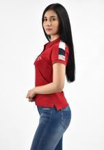 Zaragoza red line polo shirt for women Image