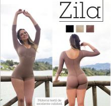 Zila 41489423 – Short Girdle with bra and sleeves Image
