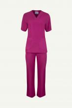 Uniform In Antifluid Fabric Set For Women Blouse and Pants Image
