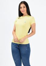 Basic yellow t-shirt for women Image