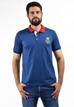 Roma state blue polo shirt for men Image