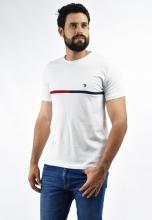 Square white t-shirt for men Image