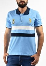 Country 2 little blue polo shirt for men Image