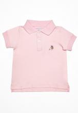 Classic pink polo shirt for baby Image