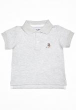 Classic melange polo shirt for baby Image