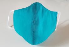 Reusable thermoformed anti-fluid mask Image
