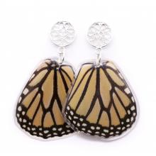 filligree pin earrings monarch wings Image