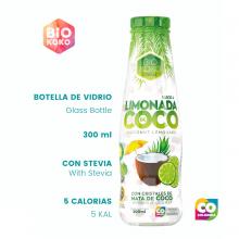 BioKoko - Coconut Lemonade with Coconut Cubes ( Bio NanoCellulose ) 300ML Image