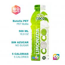 BioKoko - Coconut Lemonade with Coconut Cubes ( Bio NanoCellulose ) 500ML Image