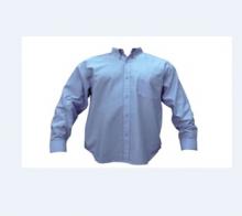 long sleeve oxford shirt with one left side pocket Image