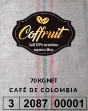 Green coffee of all colombian varieties Image