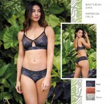  Bralette in Tull and Printed Lycra / Panty in Tull and Printed Lycra Image