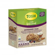 Tosh Blueberries & Acai Rice Cookies Display 6x2 Image