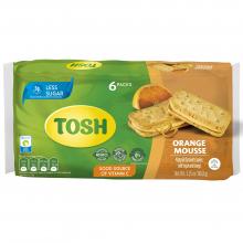 Tosh Orange Mousse Cream Cookies Bag 6x2 Image