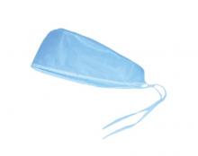  Cap with disposable tie straps made of non-woven fabric - Non sterile. Image