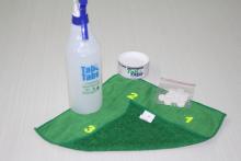 Tab tabs or green tabs disinfectant cleaner Image
