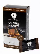 Flavoured Coffee Hearts - Mocha Flavour Image