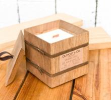 Candle - Oak wood box Image