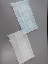  Single-use, non-sterile, disposable holding face mask. Image