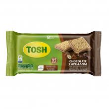 Tosh Chocolate & Hazelnut Bag Cream Cookies 8x2 Image
